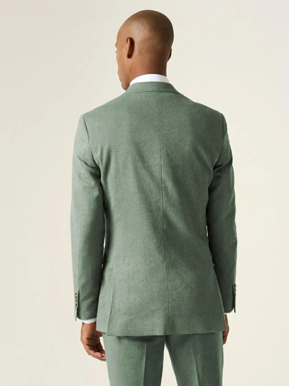 Skopes Tailored Fit Calvados Linen Blend Suit Jacket Green Best