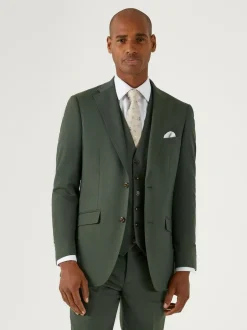 Skopes Green Tailored Fit Harvey Suit: Jacket Clearance