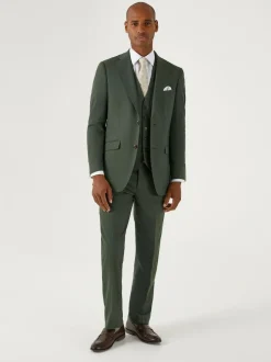 Skopes Green Tailored Fit Harvey Suit: Jacket Clearance