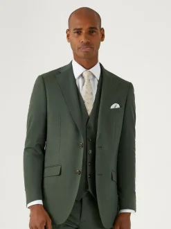 Skopes Green Tailored Fit Harvey Suit: Jacket Clearance