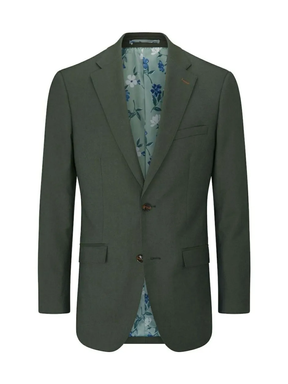 Skopes Green Tailored Fit Harvey Suit: Jacket Clearance