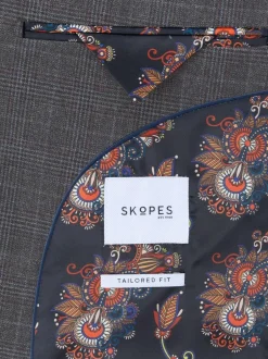 Skopes Grey Jacob Suit Tailored Jacket New