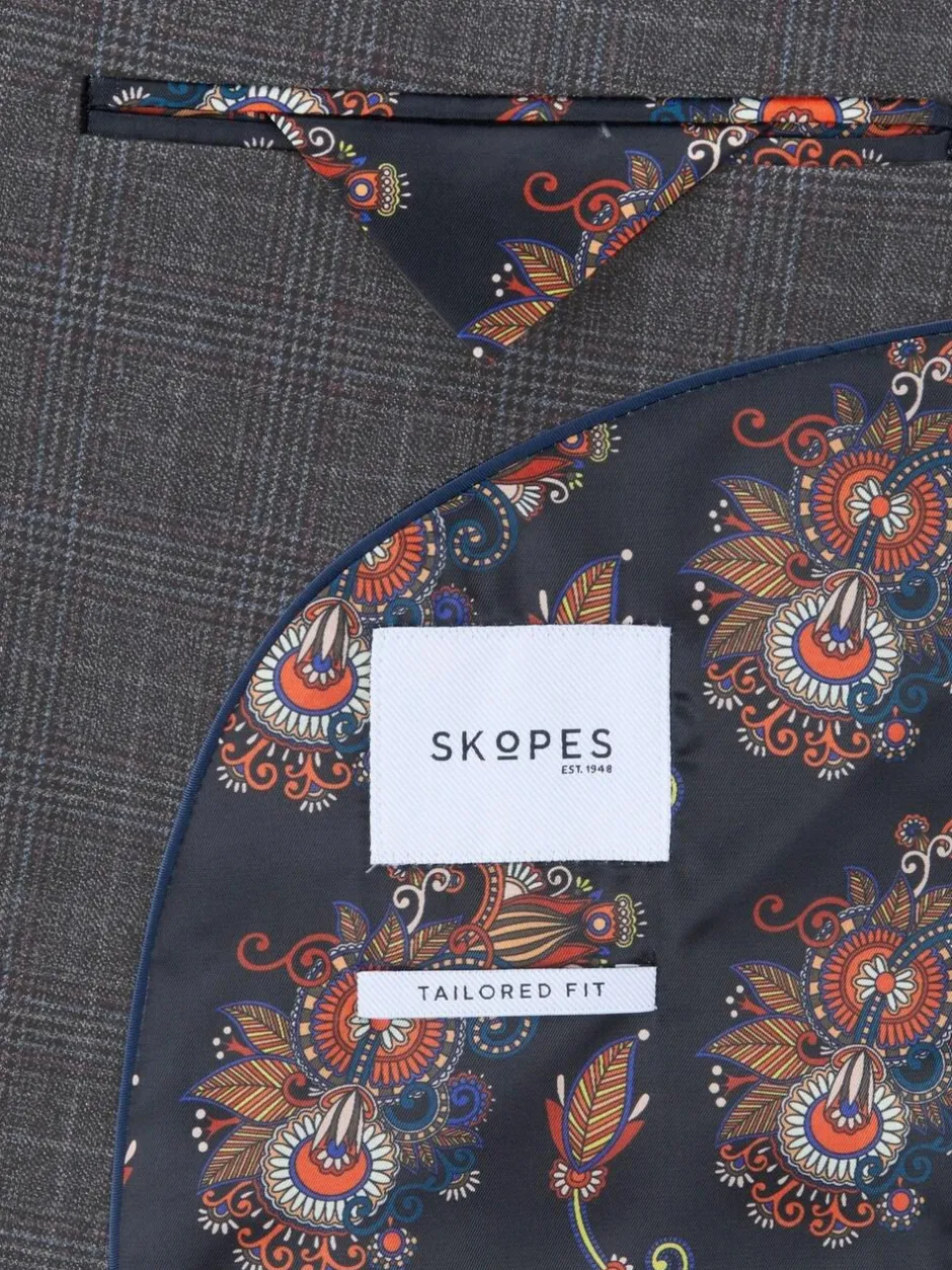 Skopes Grey Jacob Suit Tailored Jacket New