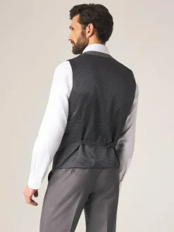 Skopes Madrid Regular Fit Suit Waistcoat Grey Discount