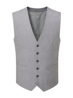 Skopes Light Grey Single Breasted Harcourt Single Breasted Tailored Fit Suit Waistcoat Clearance