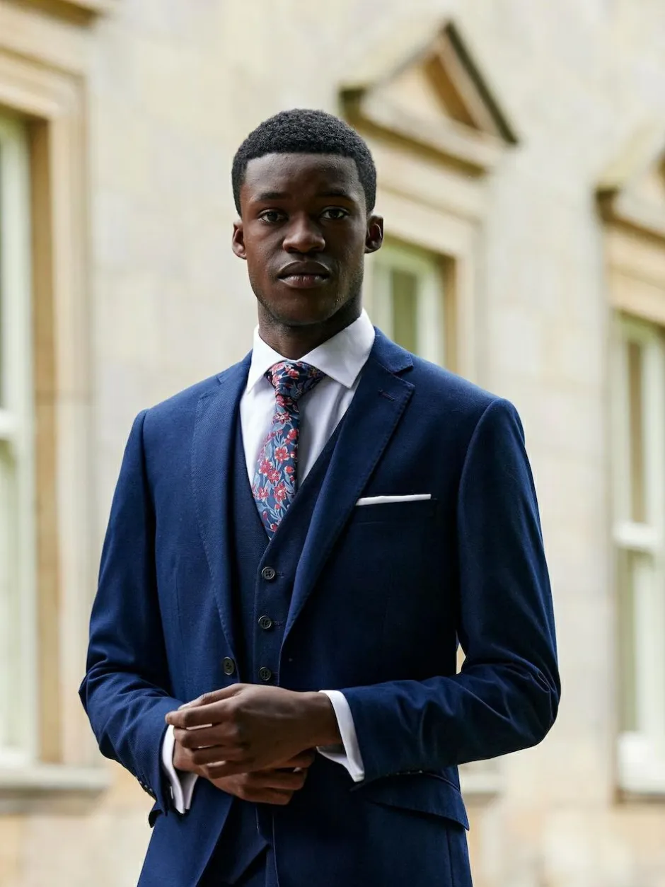 Skopes Slim Harcourt Suit Jacket Navy Blue Outlet