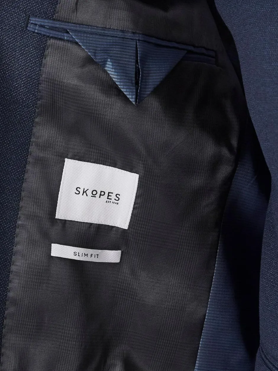 Skopes Slim Harcourt Suit Jacket Navy Blue Outlet