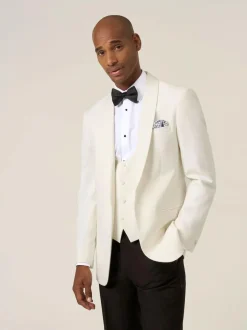 Skopes White Bogart Scoop Suit Waistcoat Online