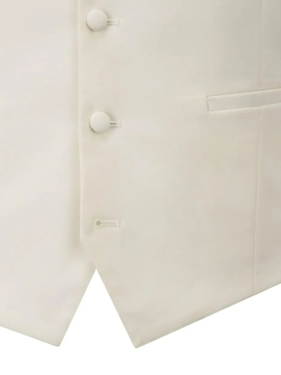 Skopes White Bogart Scoop Suit Waistcoat Online