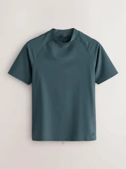 Next Active Short Sleeve Rash Vest Slate Grey Outlet