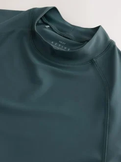 Next Active Short Sleeve Rash Vest Slate Grey Outlet