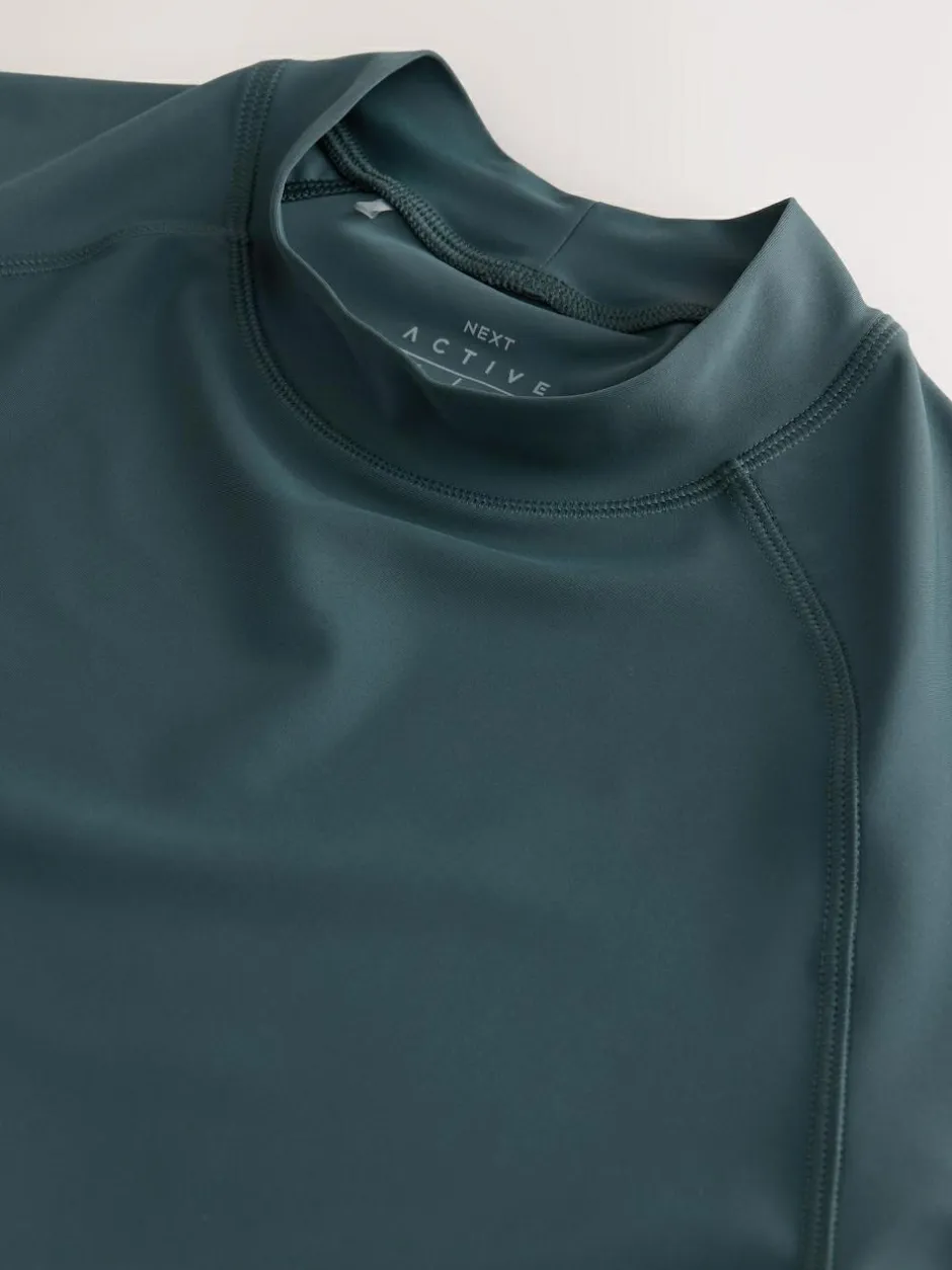 Next Active Short Sleeve Rash Vest Slate Grey Outlet