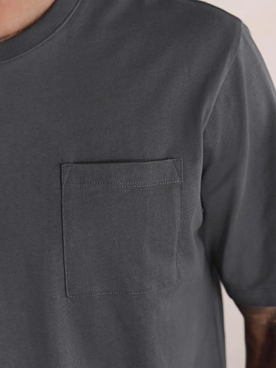 Next Slate Grey Short Sleeve Jersey Pyjamas Set New