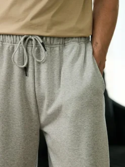 Next Velour Lined Open Hem Joggers Slate Grey New