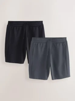 Next Zip Pocket Jersey Shorts 2 Pack Slate/Navy Hot