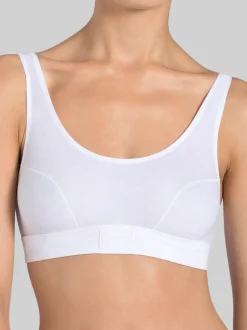Sloggi Double Comfort Top Non Wired Bra White New