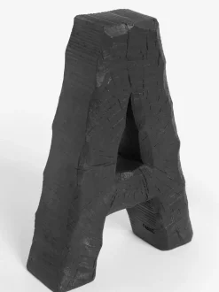 Next Small Black Bronx Wood Effect Alphabet Ornament Best