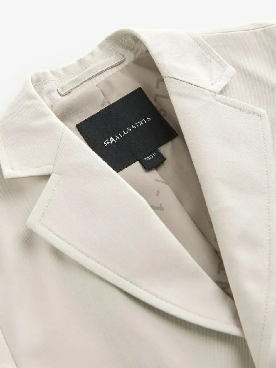 smALLSAINTS Beige Boys Relaxed Fit Sainte Suit Jacket