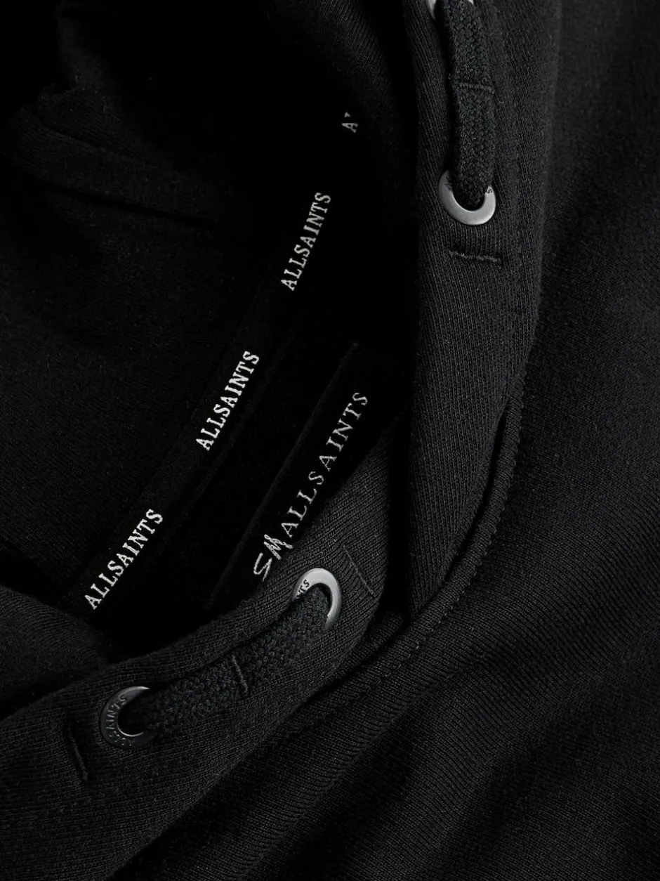 smALLSAINTS Black Oversized Underground Pullover Hoodie Online
