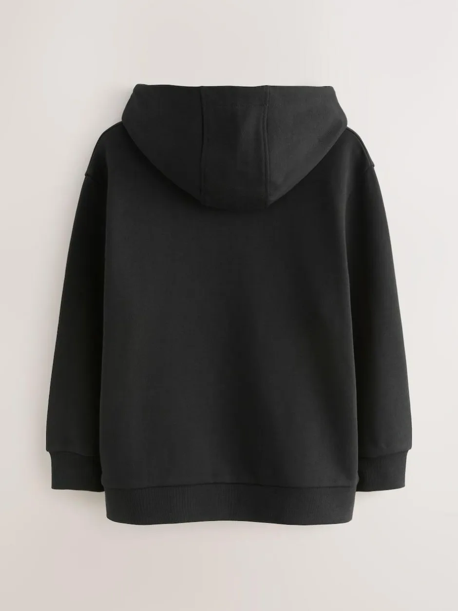 smALLSAINTS Black/Gold Biggy Oversized Pullover Hoodie Best