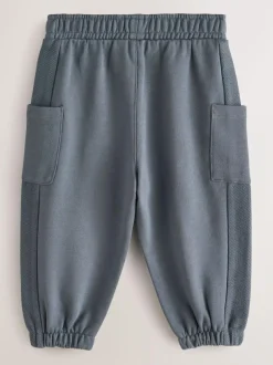 smALLSAINTS Charcoal Grey Barrel Leg Younger Boys Sweatpants New