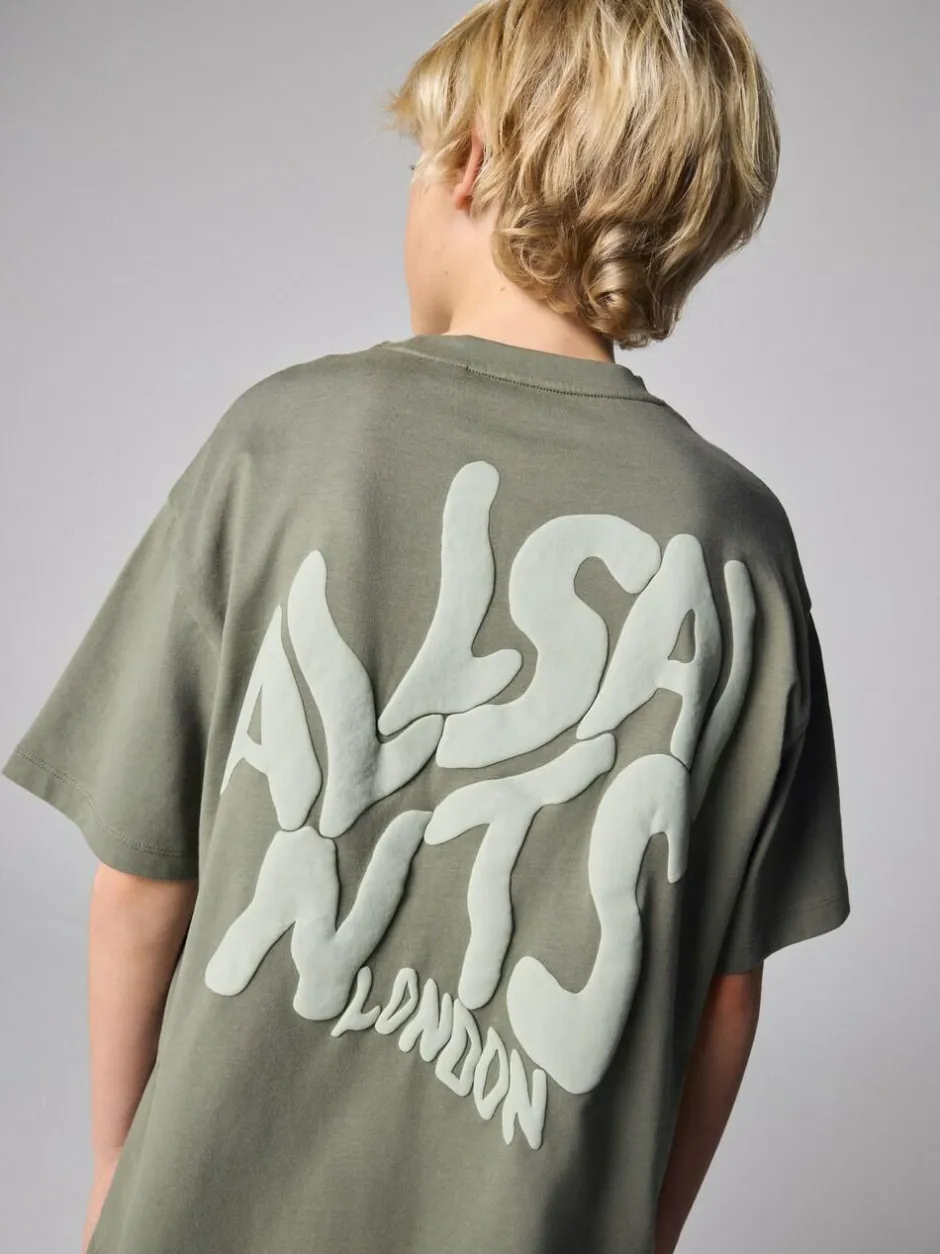 smALLSAINTS Orlando T-Shirt and Sweat Shorts Set Khaki Green Online