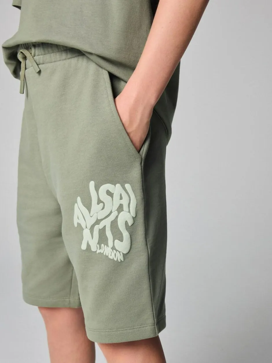 smALLSAINTS Orlando T-Shirt and Sweat Shorts Set Khaki Green Online