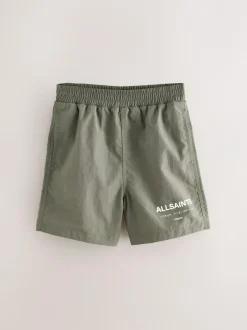 smALLSAINTS Underground Swim Shorts Khaki Green Sale