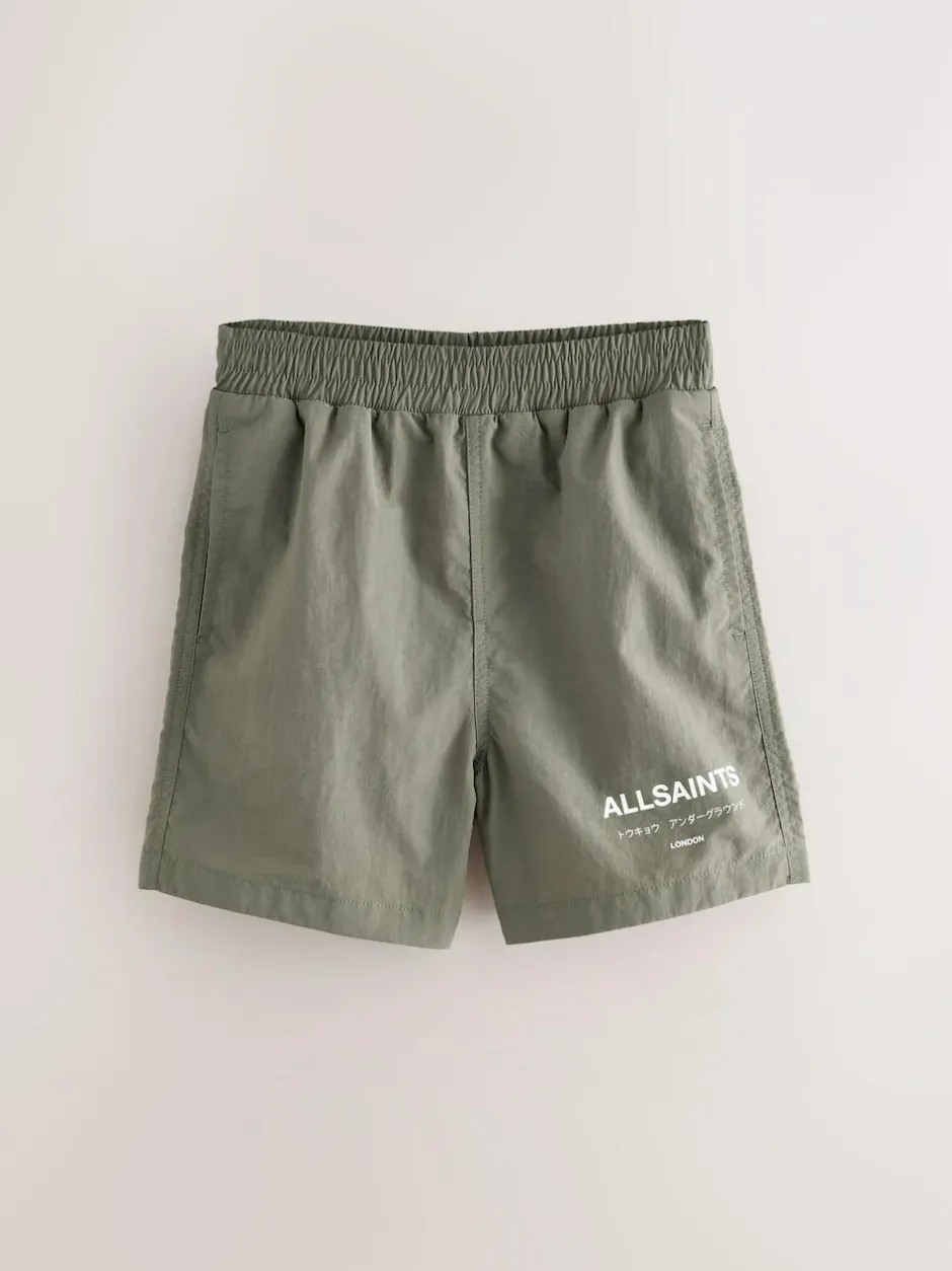 smALLSAINTS Underground Swim Shorts Khaki Green Sale