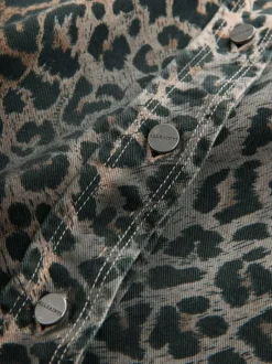 smALLSAINTS Leopard Lily Oversized Shacket Online