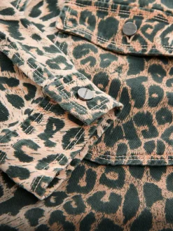 smALLSAINTS Leopard Lily Oversized Shacket Online
