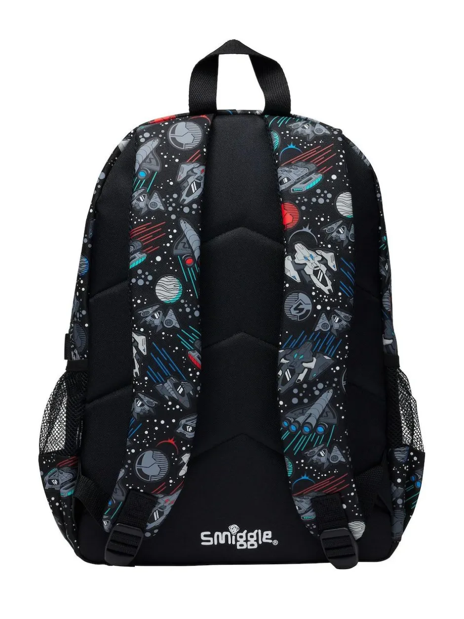 Smiggle Black Eclipse Classic Attach Backpack Online