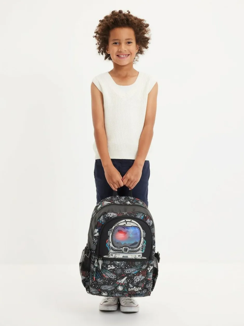 Smiggle Black Eclipse Classic Attach Backpack Online