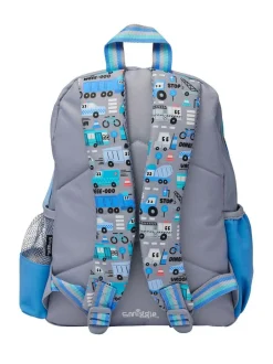 Smiggle Ready Set Go Junior Character Backpack Grey