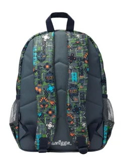 Smiggle Trailblazer Classic Attach Backpack Grey New