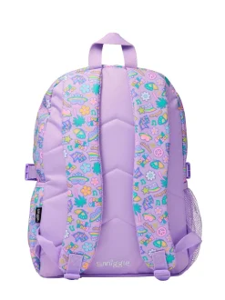 Smiggle Purple All Stars Classic Attach Backpack