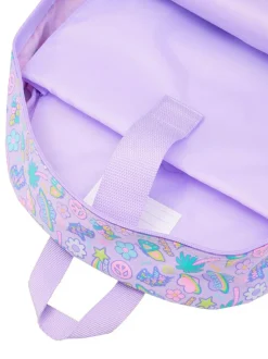 Smiggle Purple All Stars Classic Attach Backpack