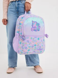 Smiggle Purple All Stars Classic Attach Backpack