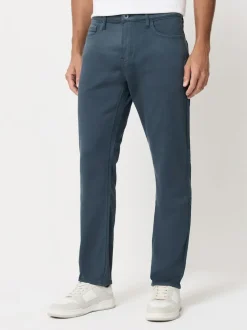 Next Smokey Blue Slim Fit Comfort Stretch Jeans Clearance