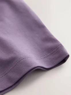 Next Soft Purple Regular Fit Short Sleeve T-Shirt (3-16yrs) Hot