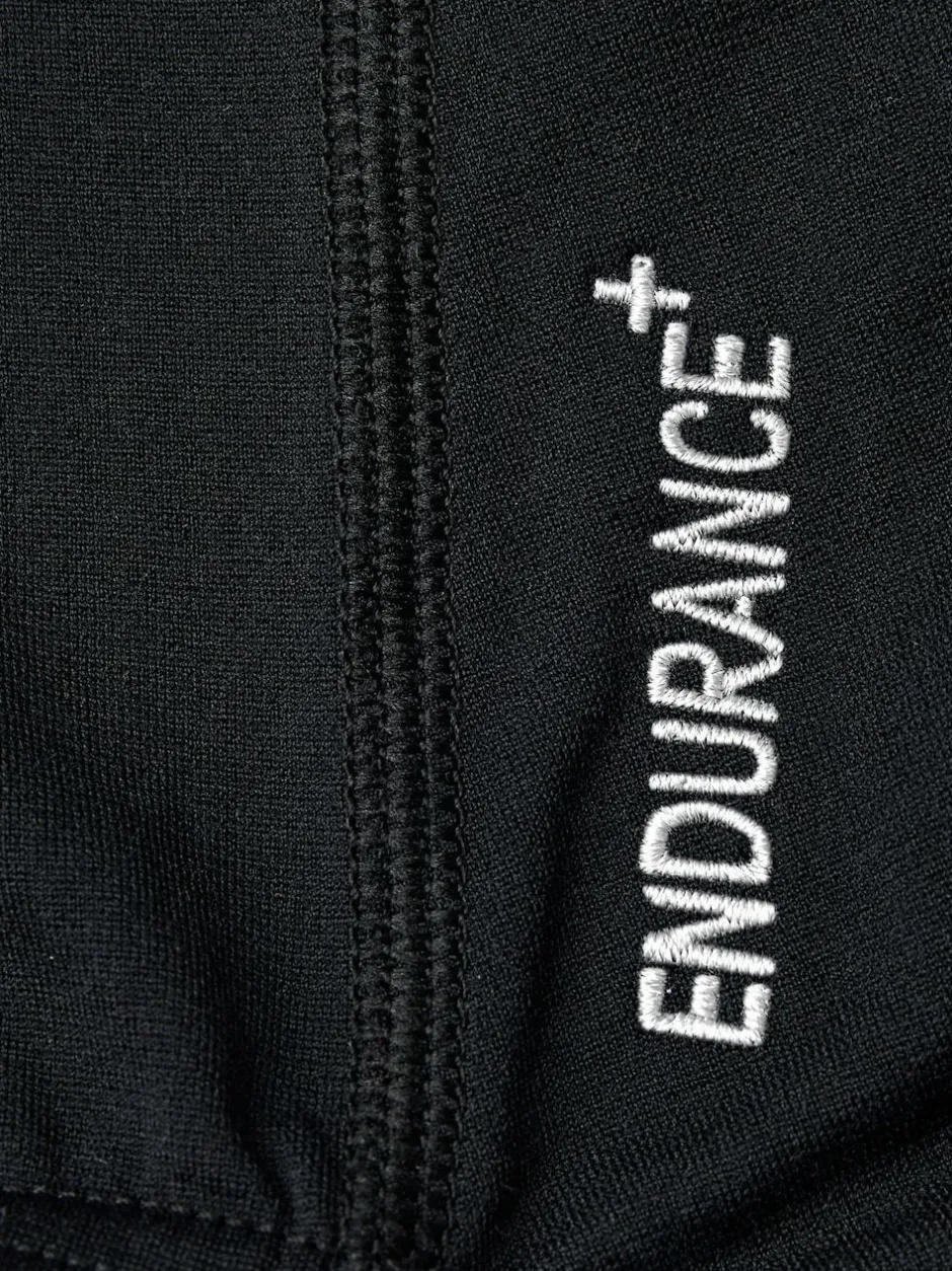 Speedo Endurance+ Medalist Swimsuit Black New