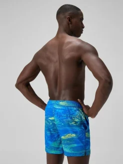Speedo Print Redondo Edge Volley 16" Shorts Green Sale