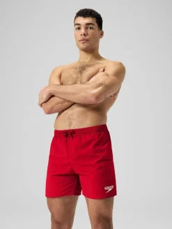 Speedo Mens Essential Swim Shorts Red
