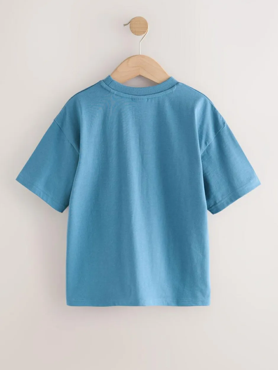 Next Spiderman Blue Flippy Sequin T-Shirt (3-16yrs) Clearance