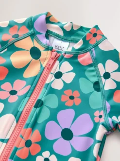Next Stampy Floral Sunsafe Swimsuit (3mths-10yrs) Sale