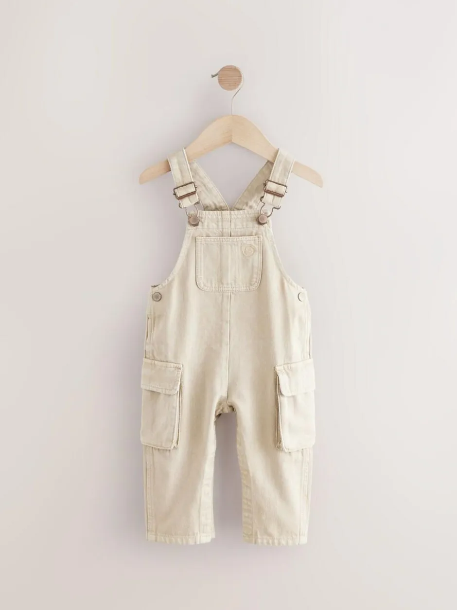 Next Stone Cargo 100% Cotton Dungarees (3mths-7yrs) Online