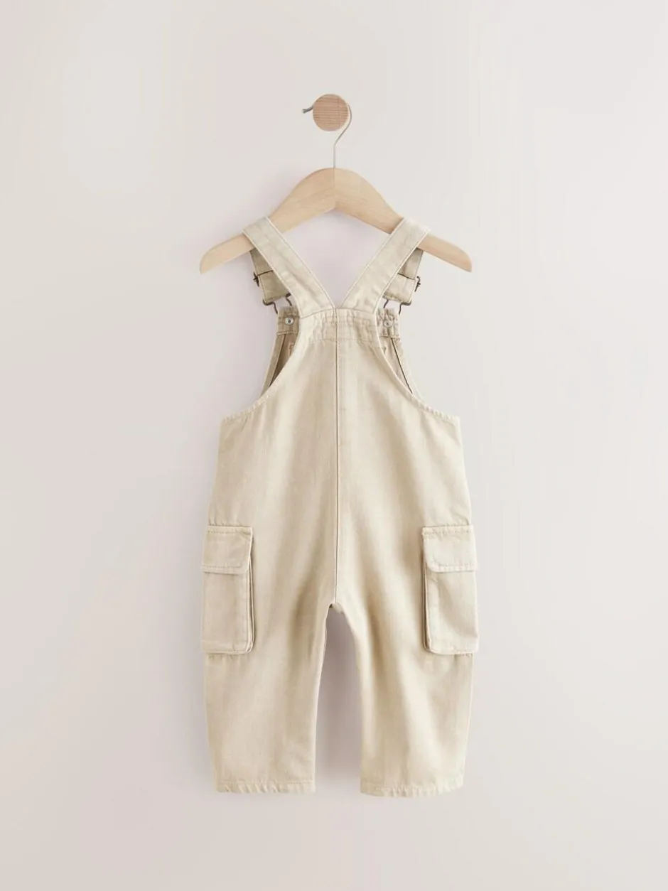 Next Stone Cargo 100% Cotton Dungarees (3mths-7yrs) Online