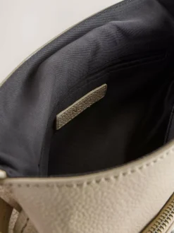Next Stone Leather Pocket Messenger Bag Discount