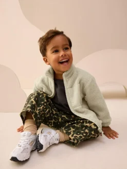 Next Stone Plain Funnel Neck Fleece Zip Through Fleece (3mths-7yrs) Outlet