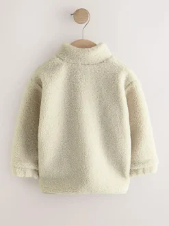 Next Stone Plain Funnel Neck Fleece Zip Through Fleece (3mths-7yrs) Outlet